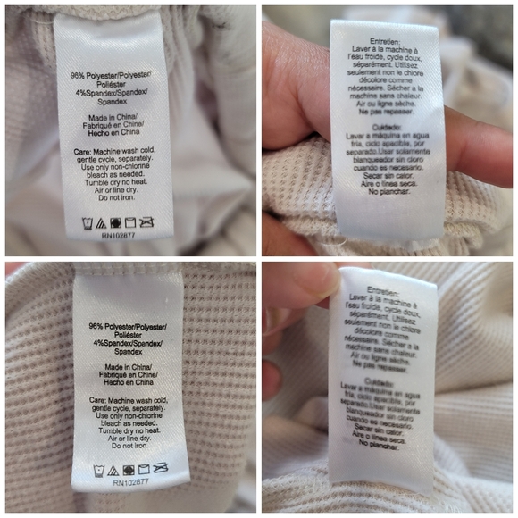 Daydream By Berkshire Home Waffle Knit Pajama Jogger And Robe Size Small - Picture 16 of 17